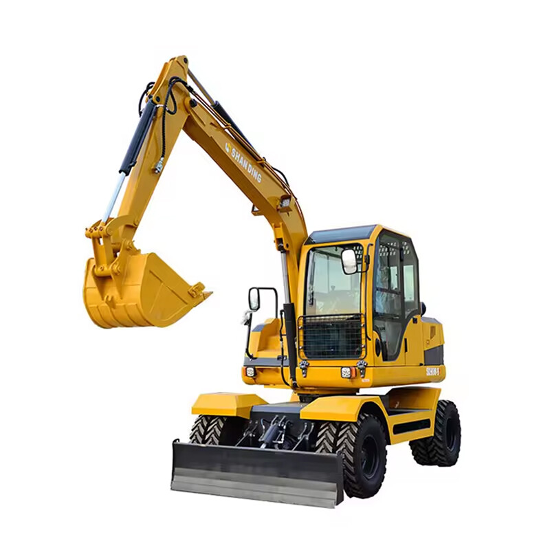 Shanding 9 tons heavy duty agricultural equipment excavator machinery agriculture bucket wheel excavator mini