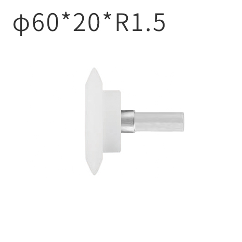 Mingde машинное производство 60*20*R1.5MM нейлоновое колесо пресса с штырем для машины обертывания профиля