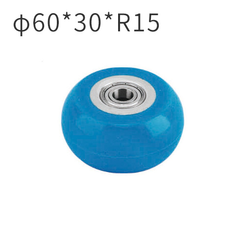 Mingde машинное производство 60*30*R15MM силиконовое колесо с штифтом для машины обертывания профиля