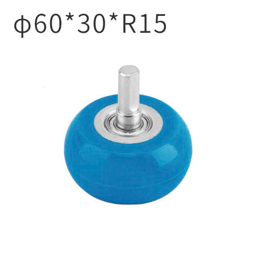 Mingde машинное производство 60*30*R15MM силиконовое колесо с штифтом для машины обертывания профиля