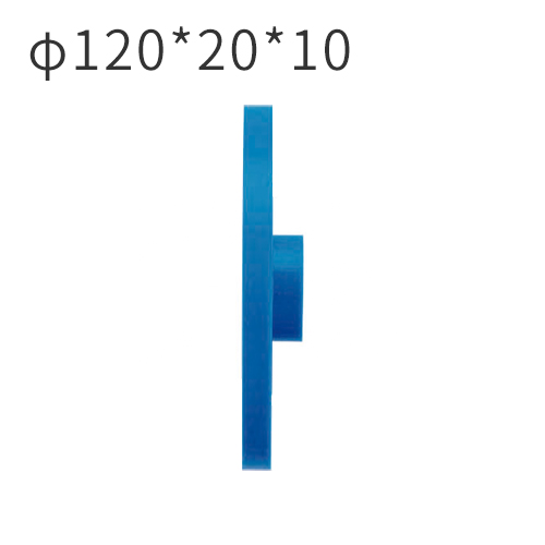 Производство машин Mingde 120*20*10MM Силиконовое колесо с штифтом для машины обертывания профиля