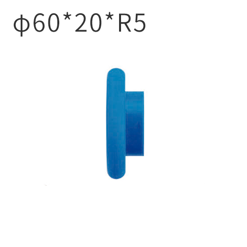 Mingde إنتاج الآلات 60*20*R5MM عجلة سيليكون مع دبوس لآلة تغليف الملف الشخصي