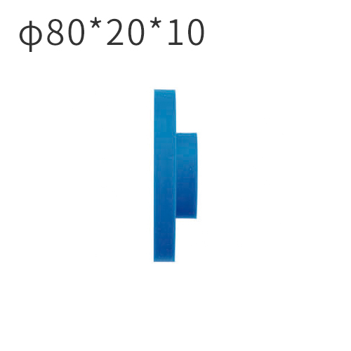 Mingde إنتاج الآلات 80*20*10MM عجلة سيليكون مع دبوس لآلة تغليف الملف الشخصي