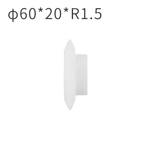 Mingde إنتاج الآلات 60*20*R1.5MM عجلة ضغط النايلون مع دبوس لآلة تغليف الملف الشخصي