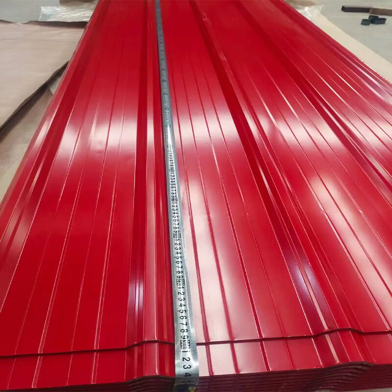 Galvanized aluminum color coated corrugated sheet