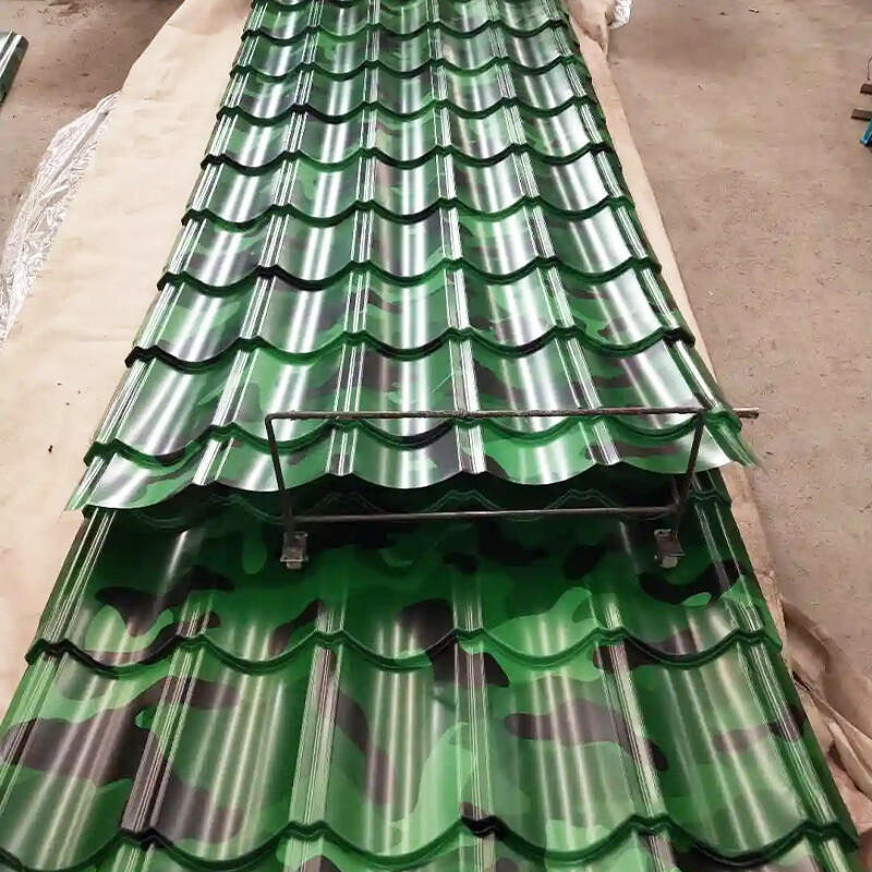 Galvanized color coated corrugated sheet