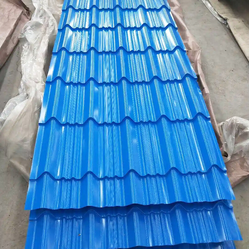 Galvanized color coated corrugated sheet