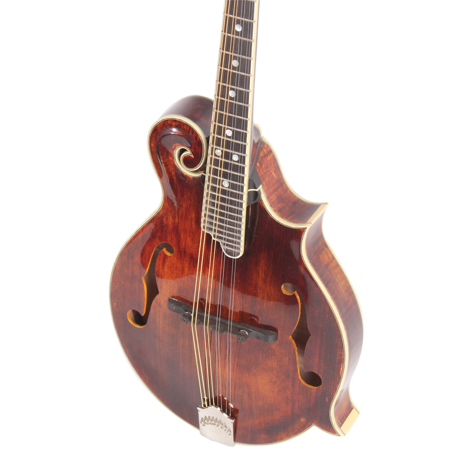 Hand made high grade AA flamed maple F mandolin