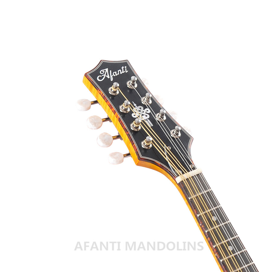 AA Style Honey Color Solid Flamed Maple Mandolin