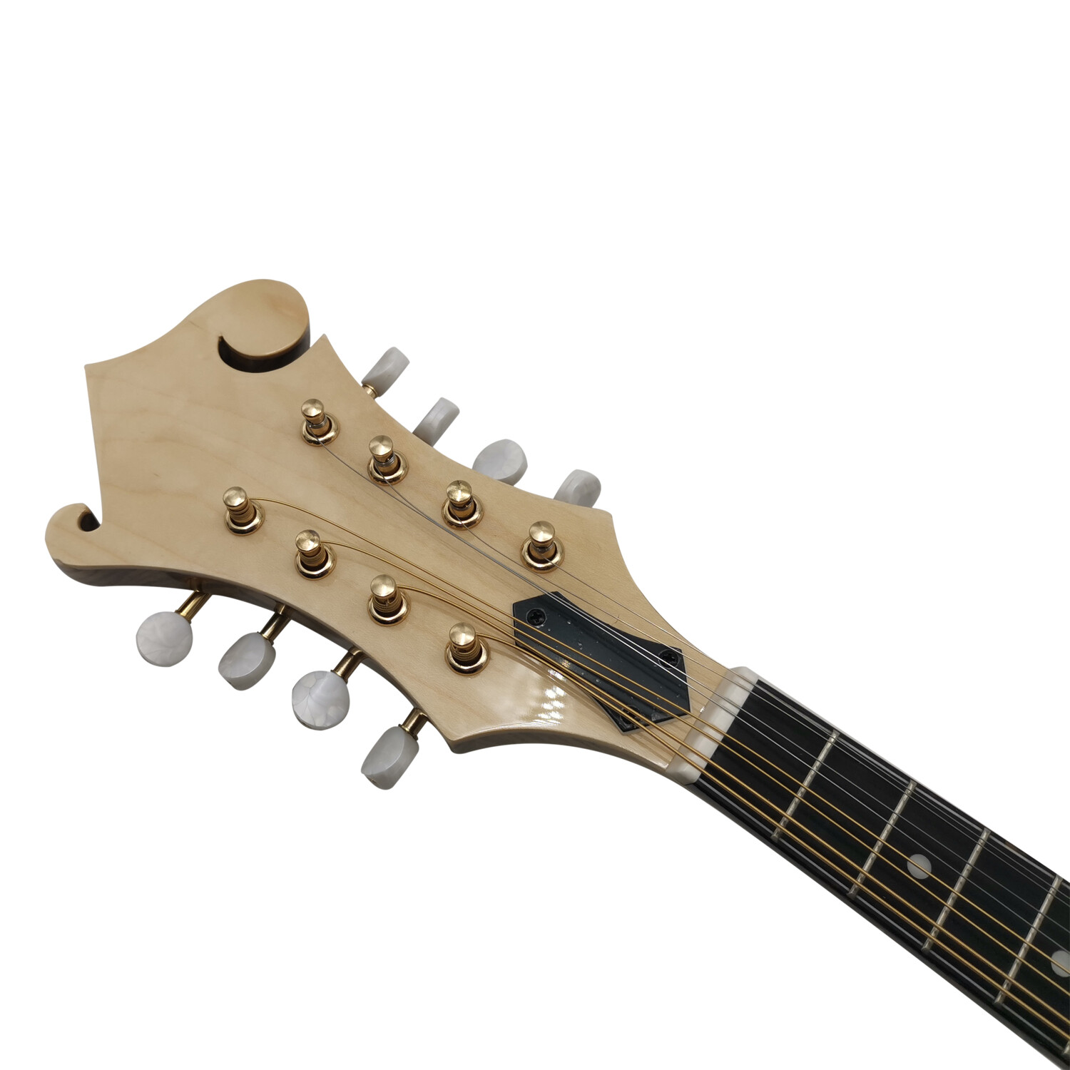 Afanti Solid Zebrawood Gloss Natural color F mandolin 