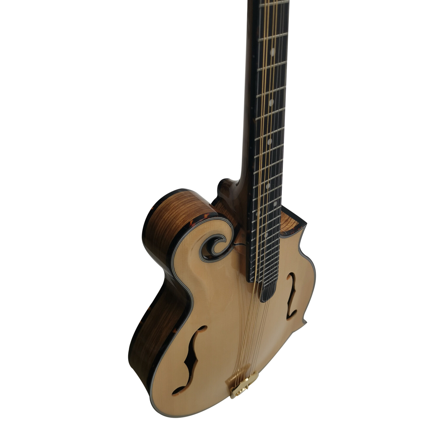 Afanti Solid Zebrawood Gloss Natural color F mandolin 