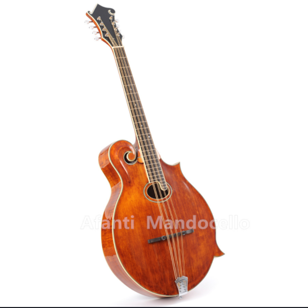 Afanti Oval Hole Solid Flamed Maple F Mandocello