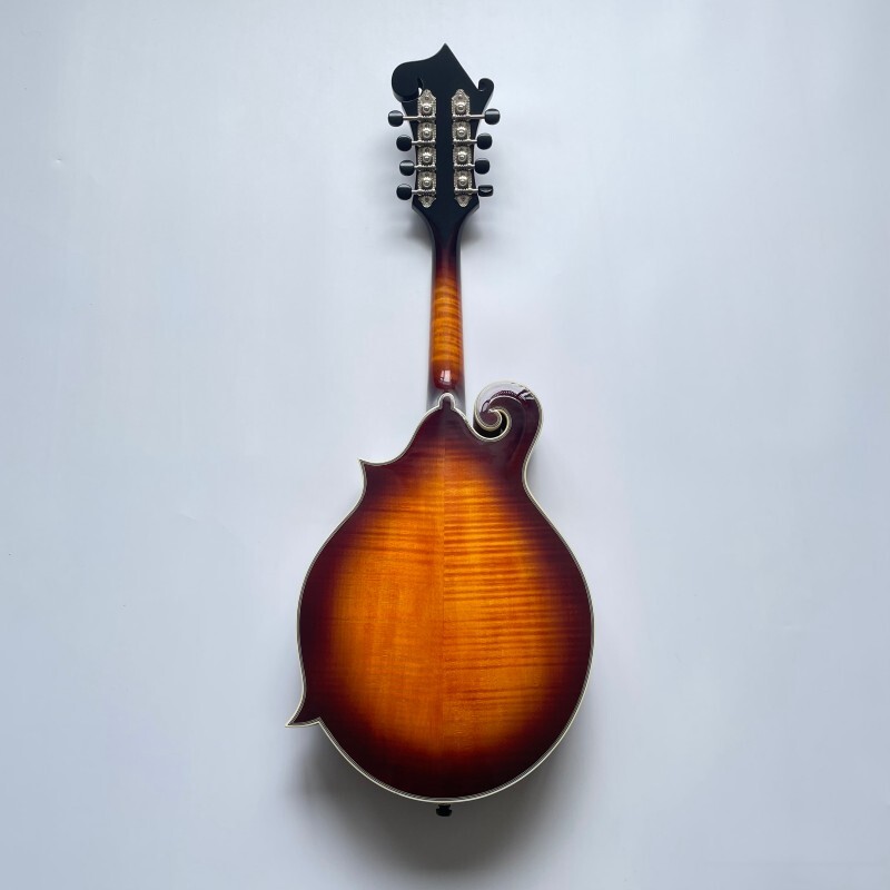 Afanti Handmade Quality AA Flamed Maple F Mandolin