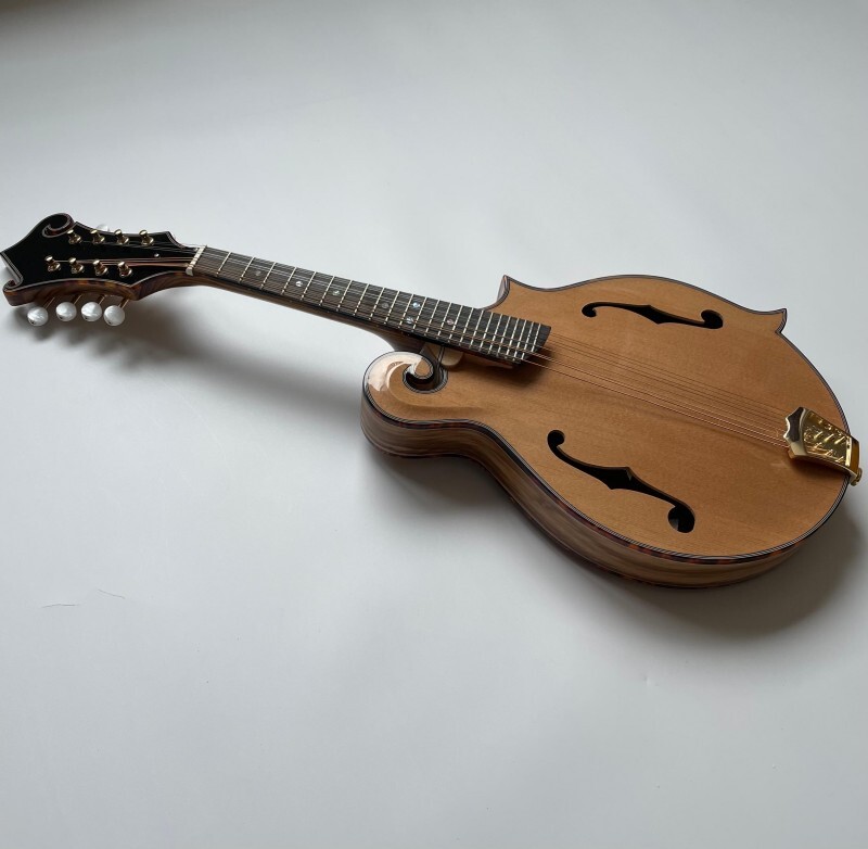 Afanti Music Solid spruce Natural Transparent Color mandolin