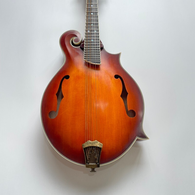 Afanti hand made AA grade Solid Flamed Maple Sunburst F Mandolin