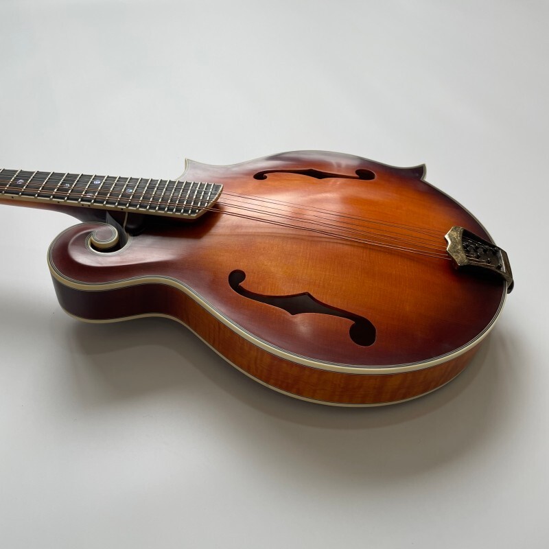 Afanti hand made AA grade Solid Flamed Maple Sunburst F Mandolin