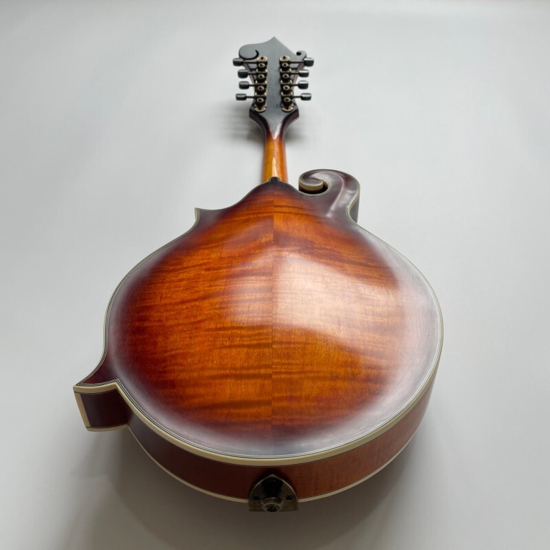 Afanti hand made AA grade Solid Flamed Maple Sunburst F Mandolin