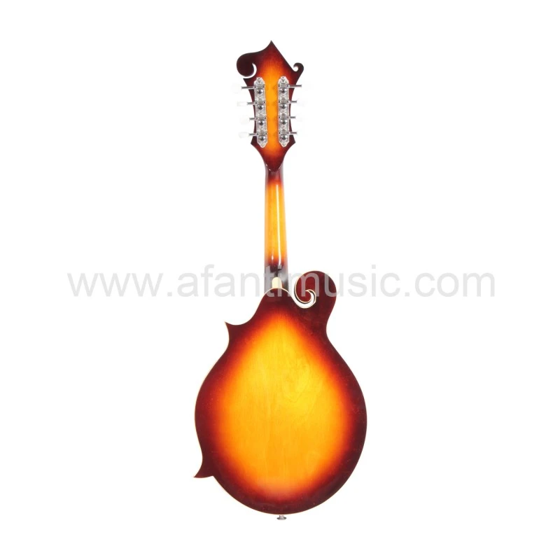 All solid maple wood body Spruce top F Style Mandolin Guitar