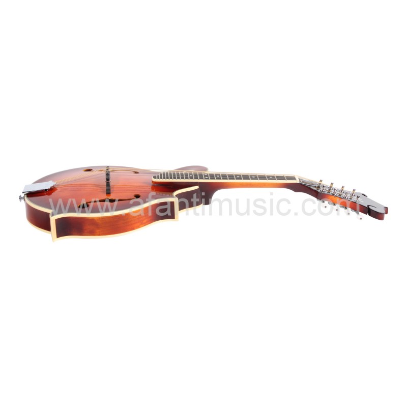 All solid wood body Spruce top F Style Mandolin Guitar