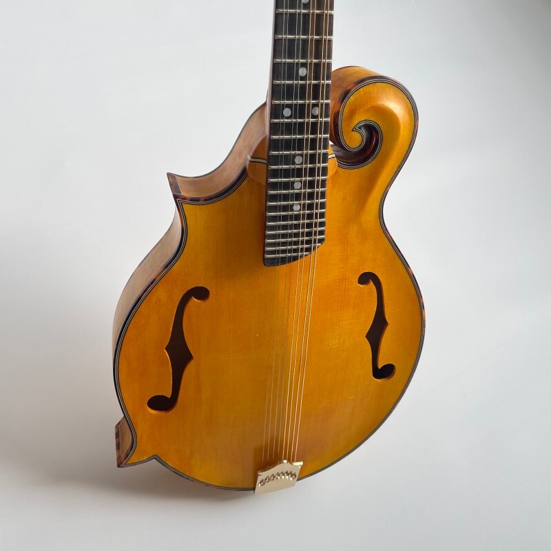 F Style Mandolin Musical Instrument with Goldrush Color