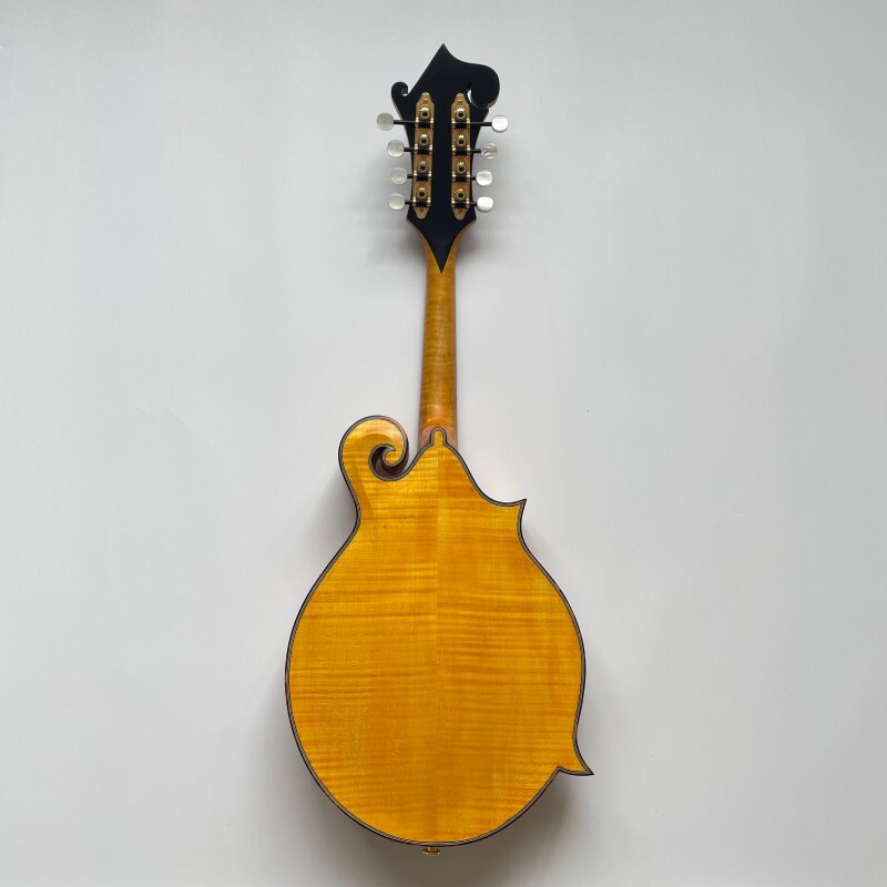 F Style Mandolin Musical Instrument with Goldrush Color