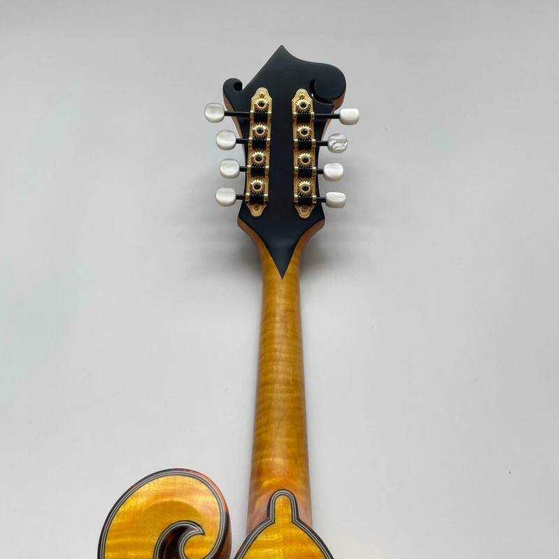 F Style Mandolin Musical Instrument with Goldrush Color