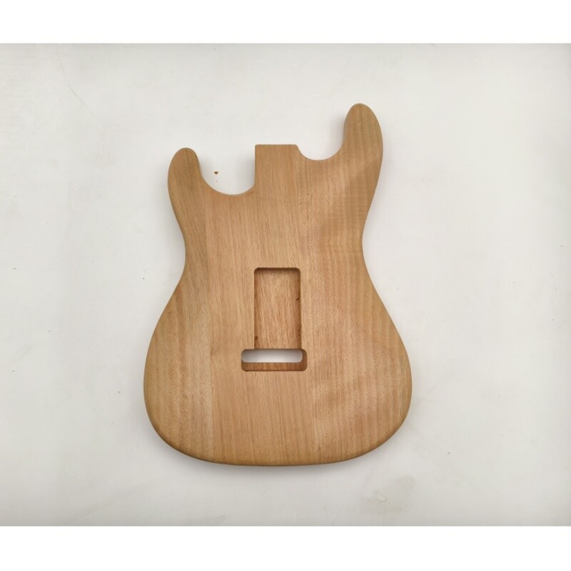 Afanti Replacement Mahogany with Flamed Maple Veneer St Electric Guitar Body