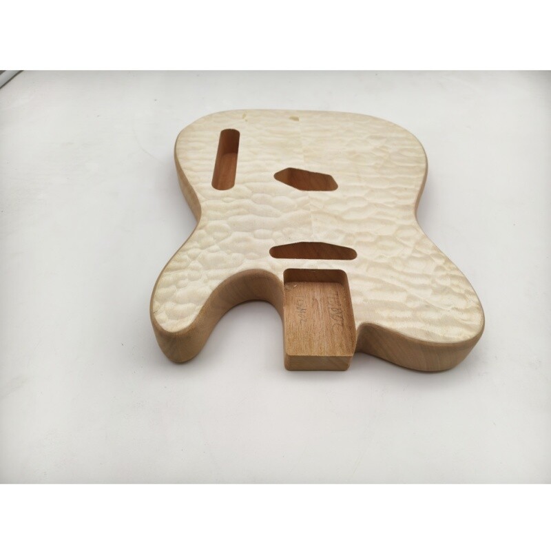 Afanti Mahogany Electric Guitar Body with Quilted Maple Veneer for TL Style Guitar