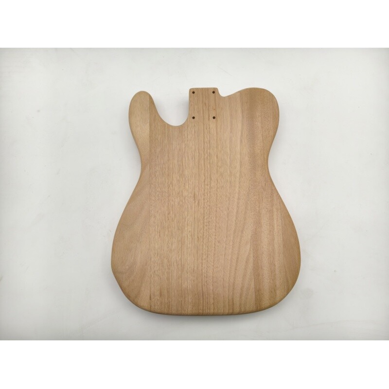 Afanti Unfinished Mahogany with Spalted Maple Veneer TL Guitar Body