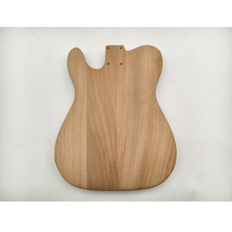 Afanti Unfinished Mahogany with Quilted Maple Veneer TL Electric Guitar Body
