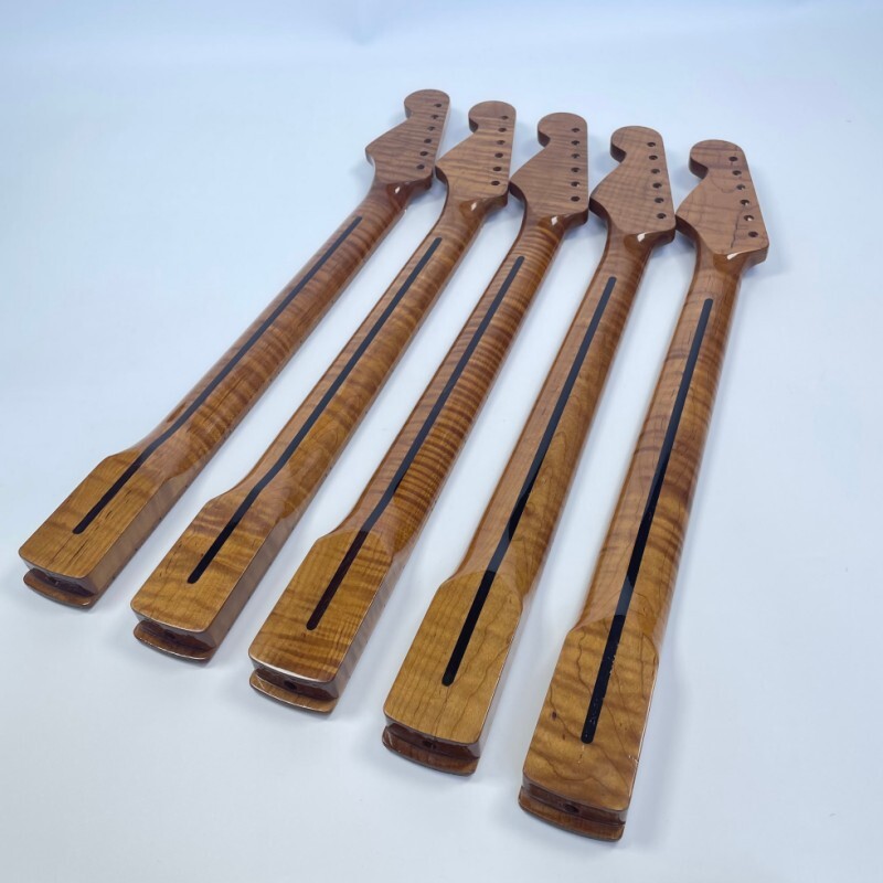 Afanti ST Roasted Flamed Maple Guitar Neck