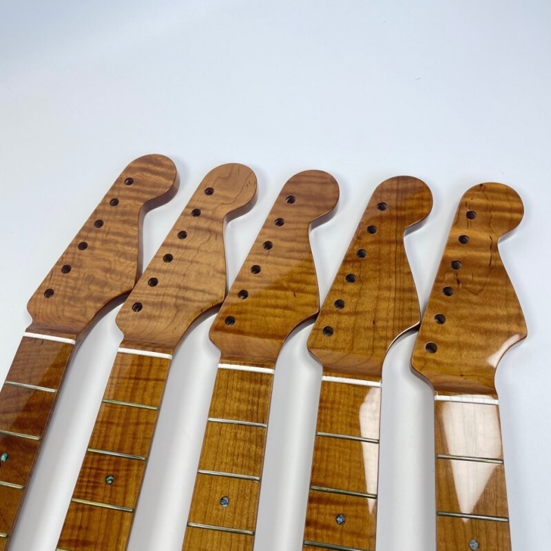 Afanti ST Roasted Flamed Maple Guitar Neck