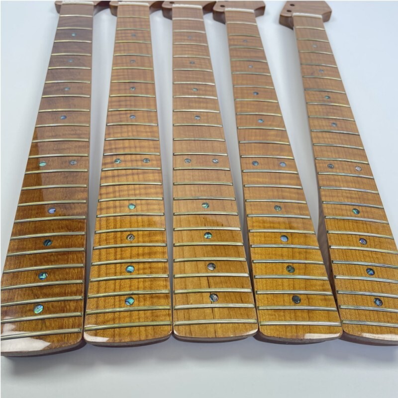 Afanti ST Roasted Flamed Maple Guitar Neck