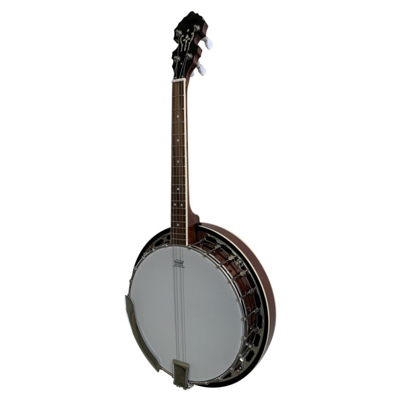 Afanti 4 String Mahogany Rim Short Scale Tenor Banjo