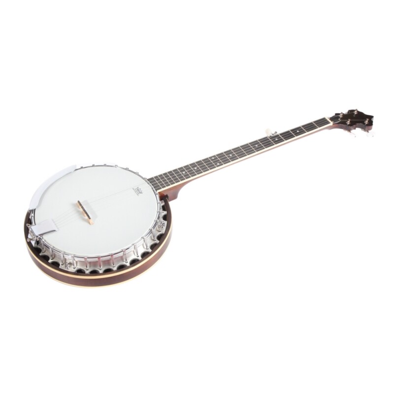 Afanti Remo Drum Head Mahogany Resonator Rim 5 String Banjo