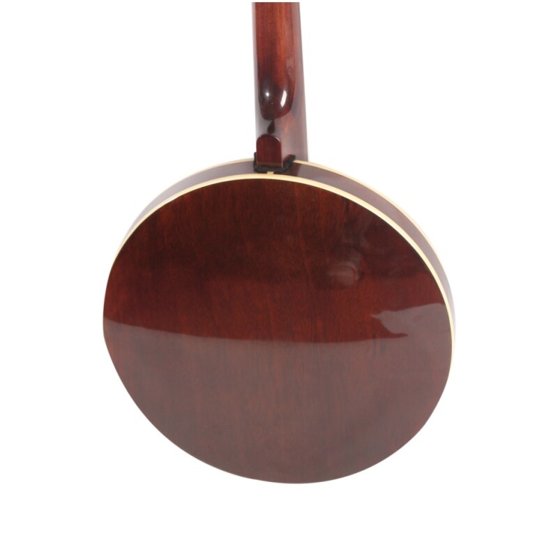 Afanti Remo Drum Head Mahogany Resonator Rim 5 String Banjo