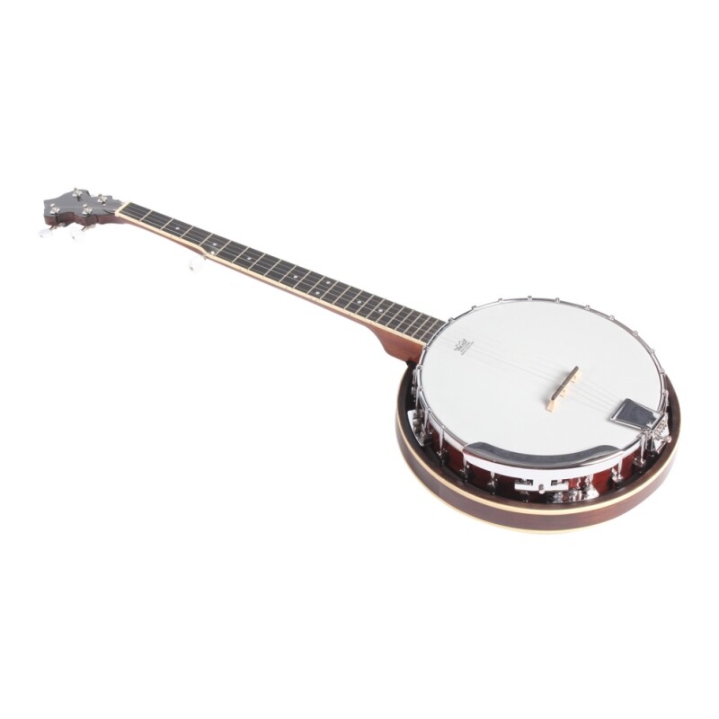 Afanti Remo Mahogany Resonator Maple Plywood Rim Iron Flange 5 String Banjo