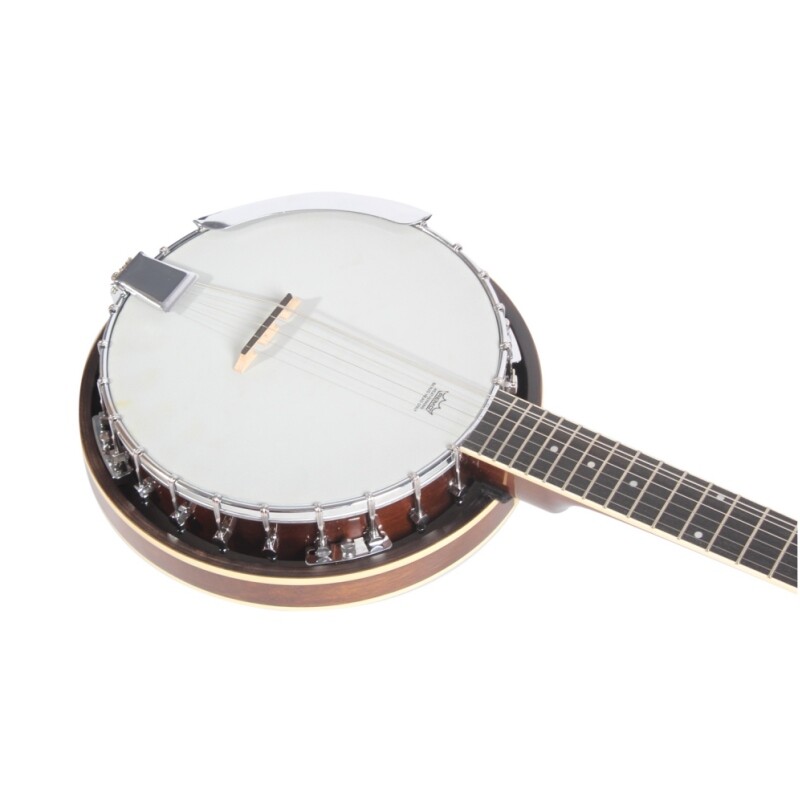 Afanti Remo Drum Head Mahogany Resonator and Rim Rosewood Fingerboard 6 string Banjo