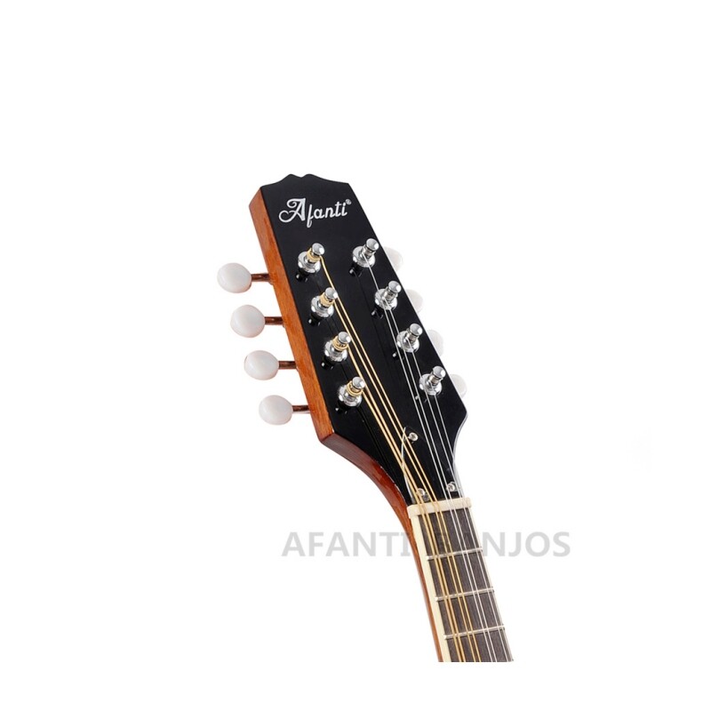 Afanti 8 Strings Mahogany Mandolin Banjo