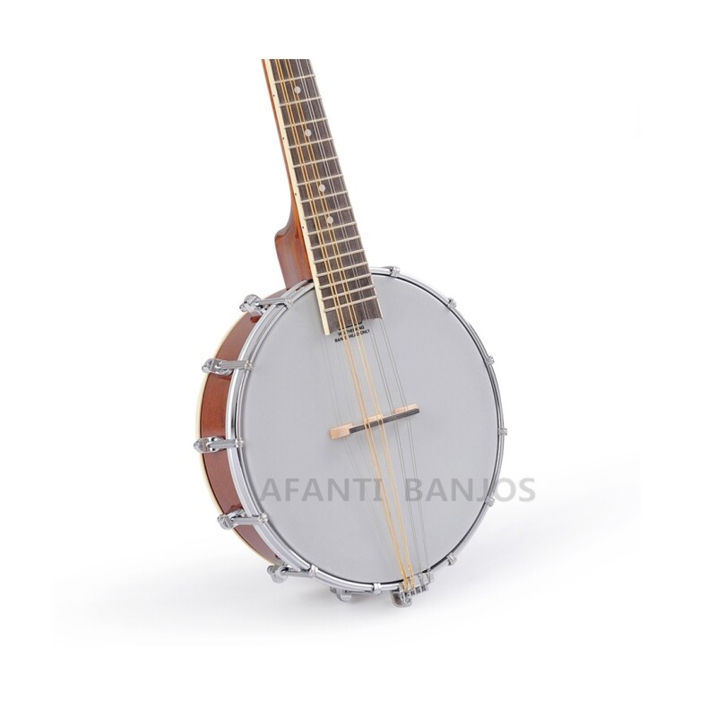 Afanti 8 Strings Mahogany Mandolin Banjo