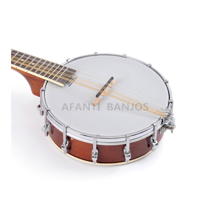 Afanti 8 Strings Mahogany Mandolin Banjo