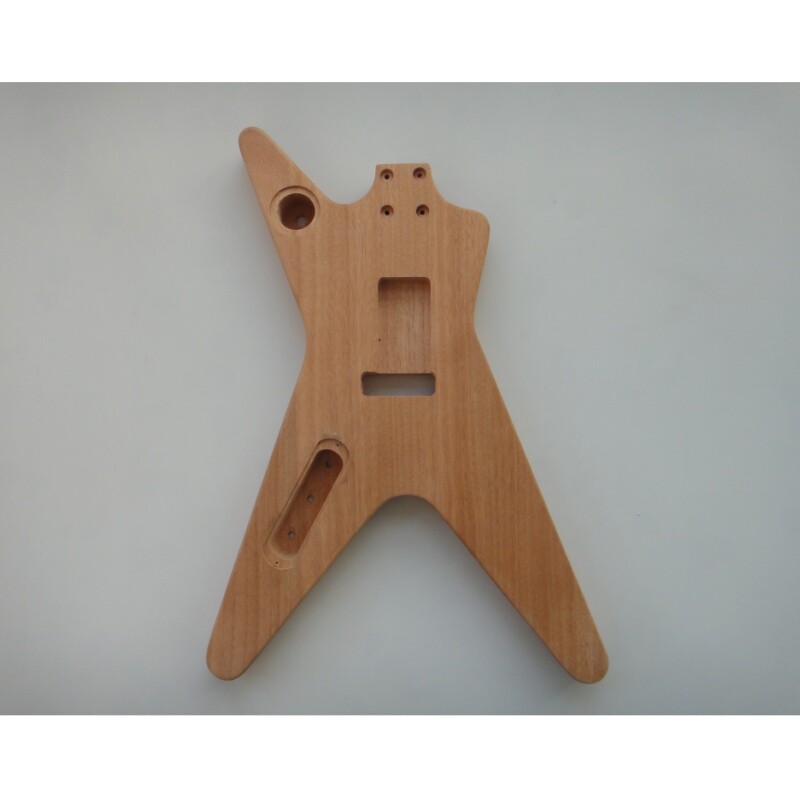 Afanti Mahogany Body and Maple Neck with Locking Nut DIY Guitar Kits