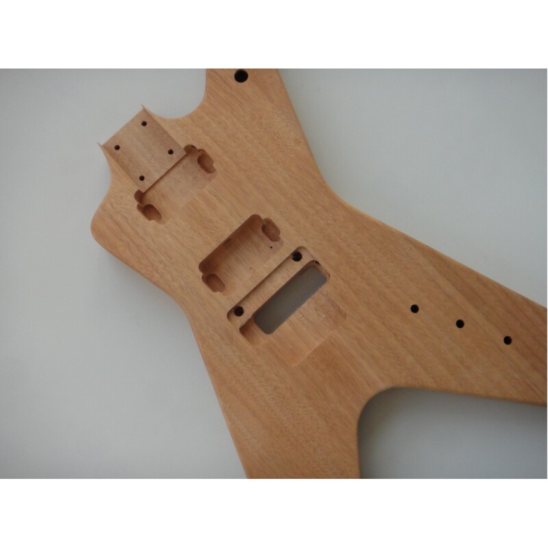 Afanti Mahogany Body and Maple Neck with Locking Nut DIY Guitar Kits