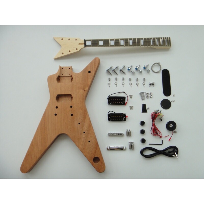 Afanti Mahogany Body Maple Neck DIY Electric Guitar Kit Afanti Mahogany Body Maple Neck DIY Electric Guitar Kit