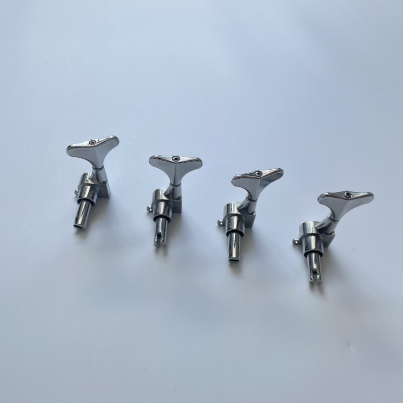 Afanti 4R Chrome Bass Guitar Tuners Tuning Pegs Keys
