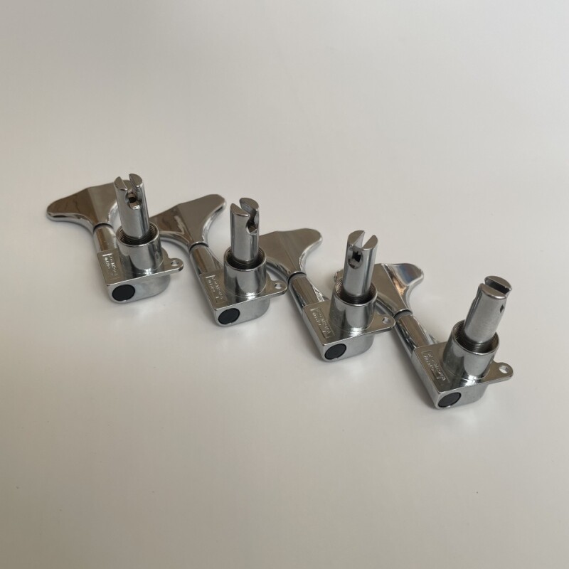 Afanti 4L Chrome Sealed Bass Guitar Tuner 