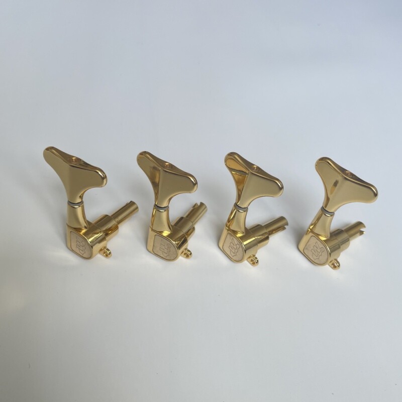 Afanti 4R Gold Sealed Bass Guitar Tuning Machine Heads 