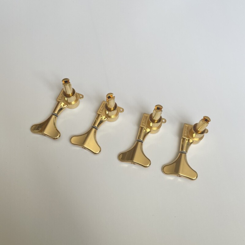 Afanti 4R Gold Sealed Bass Guitar Tuning Machine Heads 