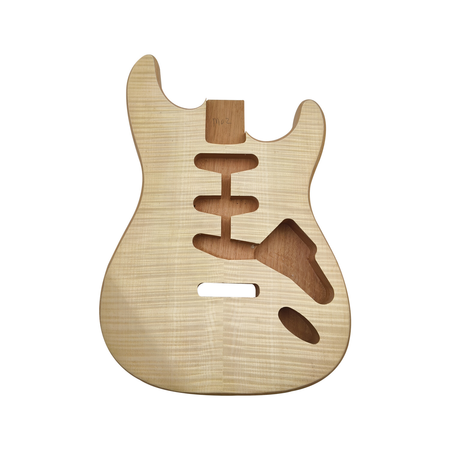 Afanti Replacement Mahogany with Flamed Maple Veneer St Electric Guitar Body Afanti Replacement Mahogany with Flamed Maple Veneer St Electric Guitar Body