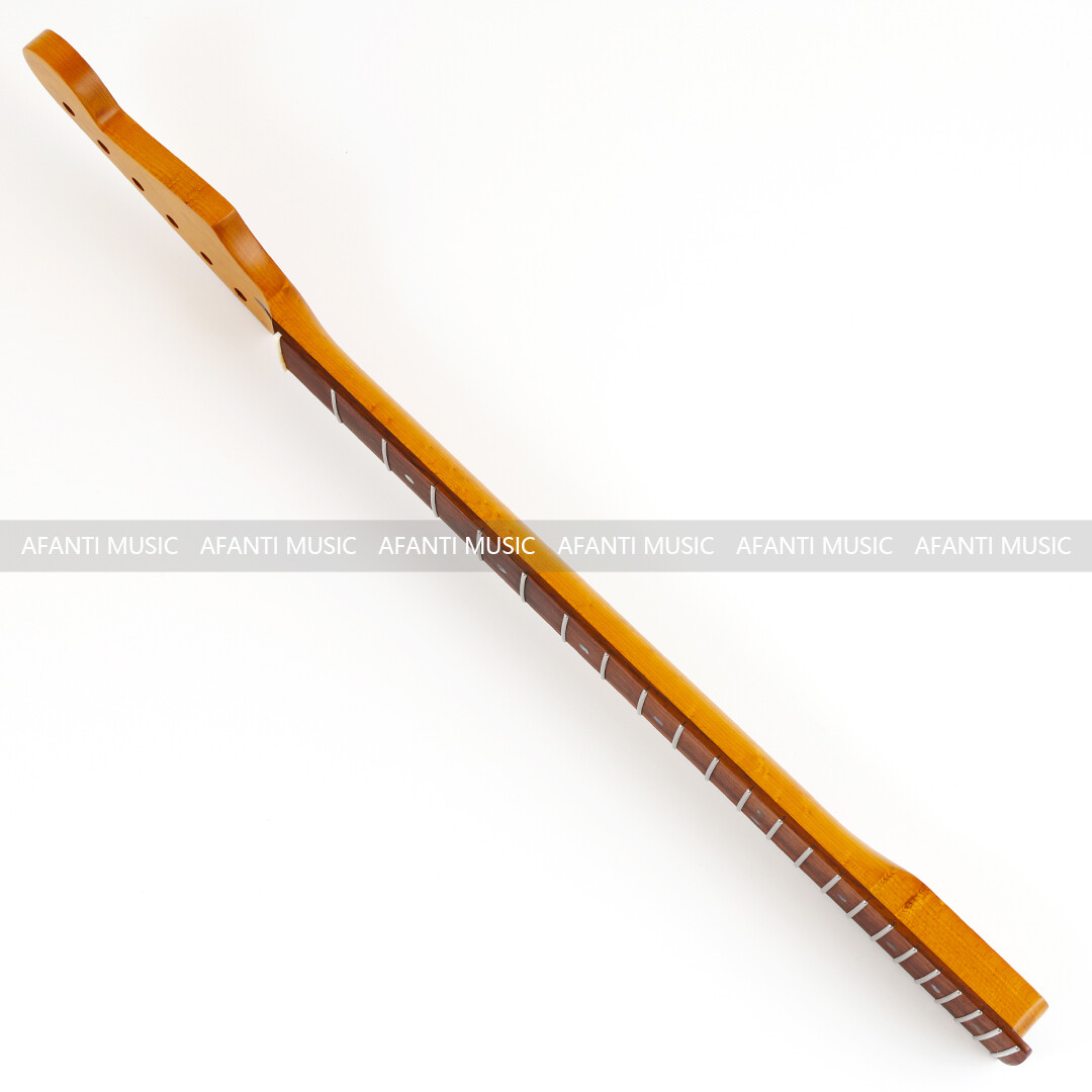 Afanti 22 Frets Roasted Birdseye Maple ST Electric Guitar Neck